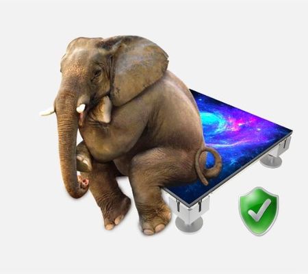 Buon prezzo Schermo LED da pavimento P1.953mm con capacità di carico di 4T per saloni dell'auto in linea