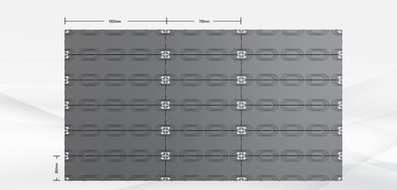 Display LED interno fisso 2K 4K Hd con 90° Seamless Right-Angle Splicing Die-Casting Aluminum Cabinet e 100% Front Service