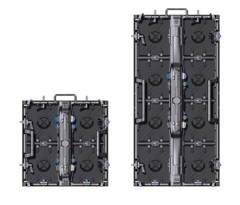 Armadio di noleggio interno ed esterno 500*500mm\500*1000mm P1.95 P2.6mm 7680Hz Per concerti XR Studio Sfondo schermo