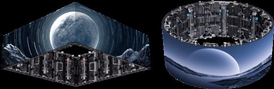 Buon prezzo Display LED perimetrale dello stadio con cabinet in alluminio pressofuso e dimensioni 500*500mm/500*1000mm per palco, chiesa, studio di trasmissione in linea