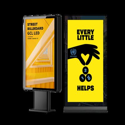 Schermo LED pubblicitario per esterni 1920X640mm, impermeabile IP65, luminosità 5500 Nits, per uso commerciale